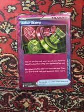 Pokémon TCG Twilight Masquerade Ace Spec: Unfair Stamp Rare Holo Card #165 on eBay