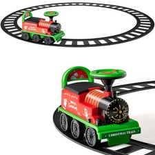 Ride On Train Electric Ride On Toy with 16 Pieces Tracks for Kids