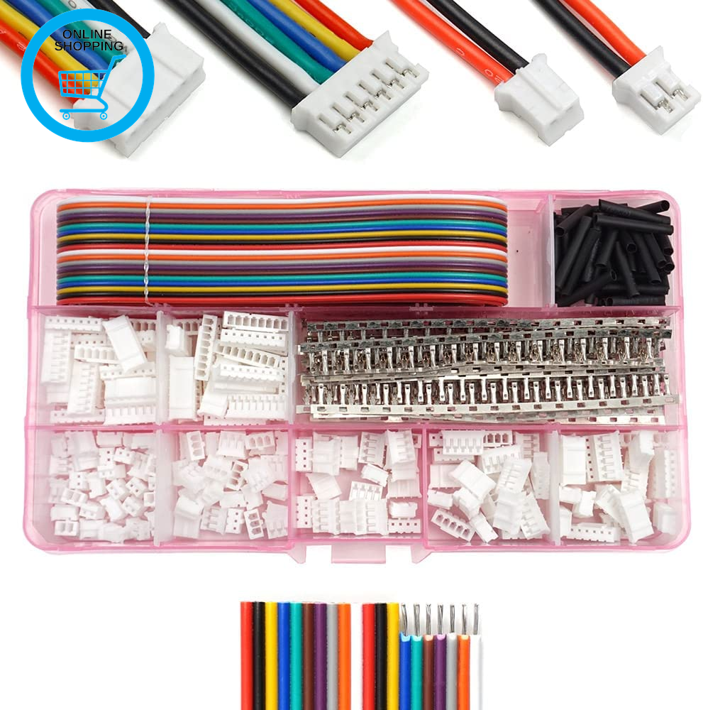 JST PH 2.0 Connectors Pin Header and Ribbon Cable Wire Set 2.0Mm Pitch JST PH -