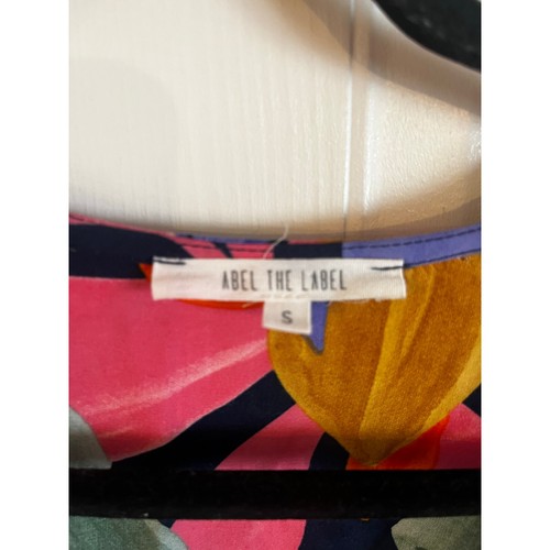 Abel The Label ATL Anthropologie Leonard Floral Tropical High Low Midi Dress S - Picture 6 of 6