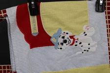 Geenny Baby Fire Station Dalmatian Curtain Panels Pair 56" X 15"
