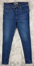 Levi's 720 High Rise Super Skinny Jeans Women's 30 Blue Denim Casual 30x29