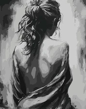 Easy Paint by Numbers Kit for Adults Beginner, People Adult Paint by Number Kits