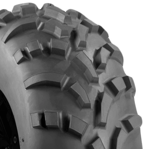 (QTY 2) 25x11.00-12 NHS Carlstar AT489 ATV/UTV 82F Load Range B Black Wall Tires Foto 3 de 4