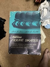 Vintage Wards Hawthorne Figure Skates Men s Size 11 - Good Condition Black