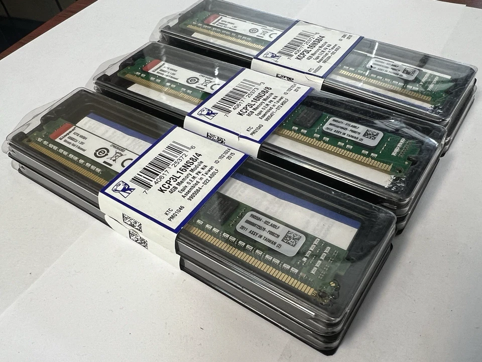 Kingston 48GB(6X8GB) PC3L-12800 DDR3-1600MHz KCP3L16ND8/8 1.35V NON-ECC Decktop - Image 3 of 3