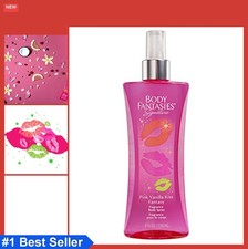 Body Spray Pink Vanilla Kiss Fantasy 8 Fl Oz Fruity Gourmand Peach Berries Long