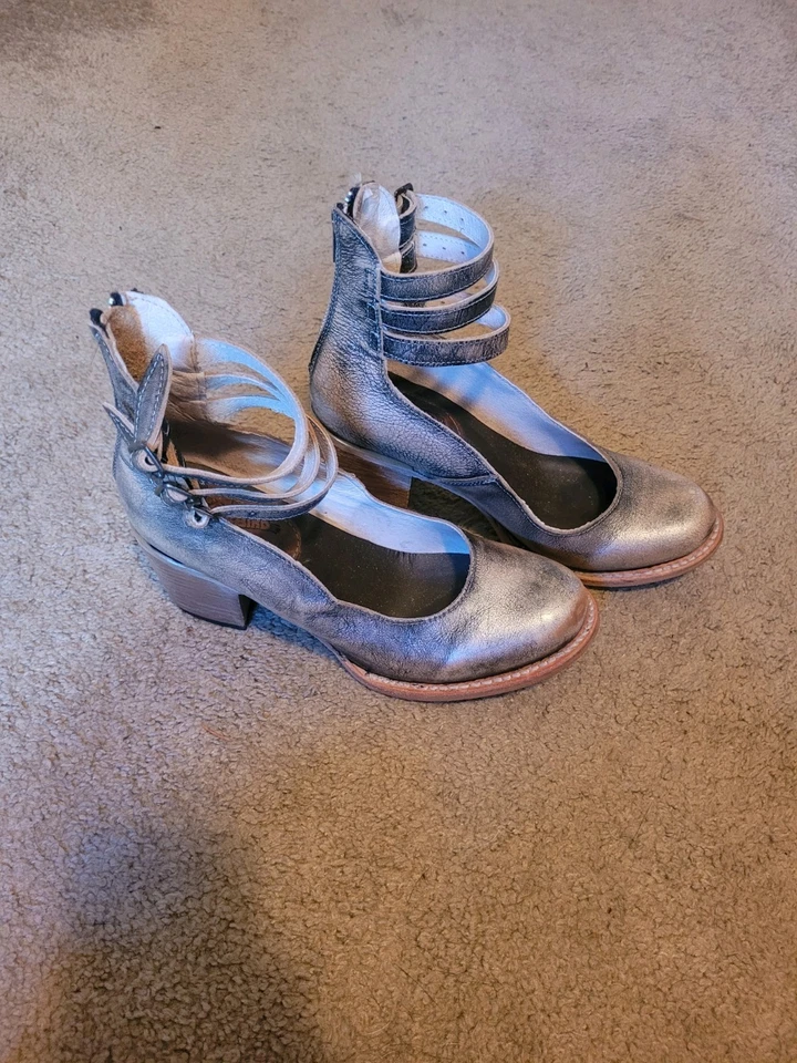 Женские сапоги Randi Freebird от Steven — размер 9 — искусственно состаренная кожа на блочном каблуке - Изображение 3 из 4