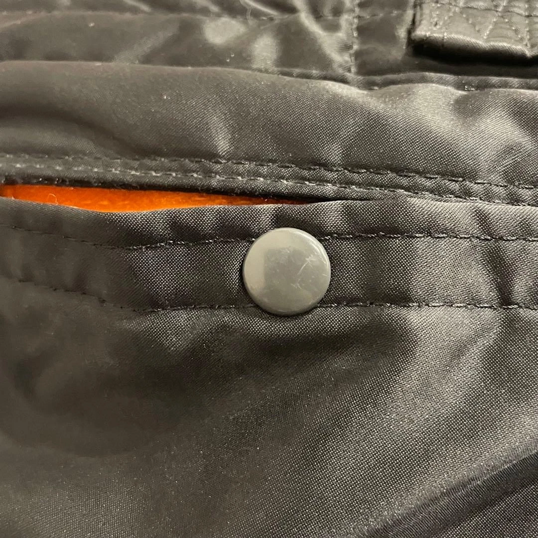 PORTER Yoshida TANKER Aktentasche A4 schwarz Nylon orange Futter Businesstasche Japan