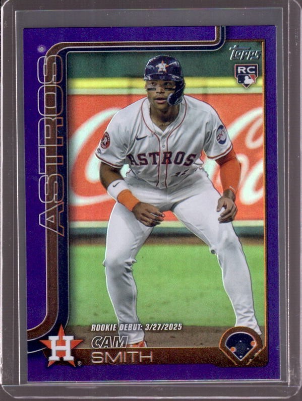 CAM SMITH 2025 Topps Update #US45 Purple Rainbow Foil Rookie RC #112/250