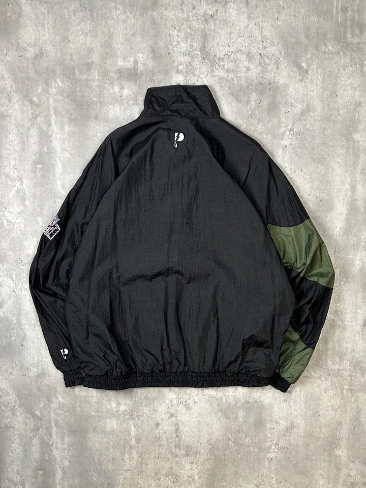 Chaqueta de Colección Años 90 Green Bay Packers NFL Bordada Cremallera Completa Talla Grande Foto 2 de 4