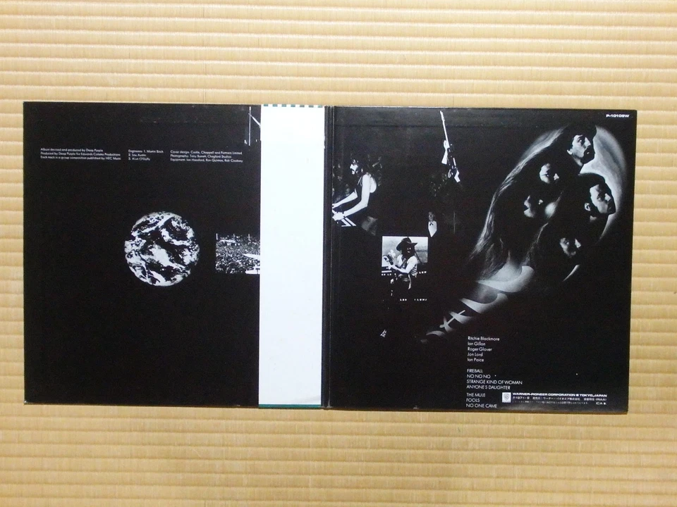 Deep Purple – Fireball P-10109W Japan Insert Obi NM vinyl - Image 3 of 4