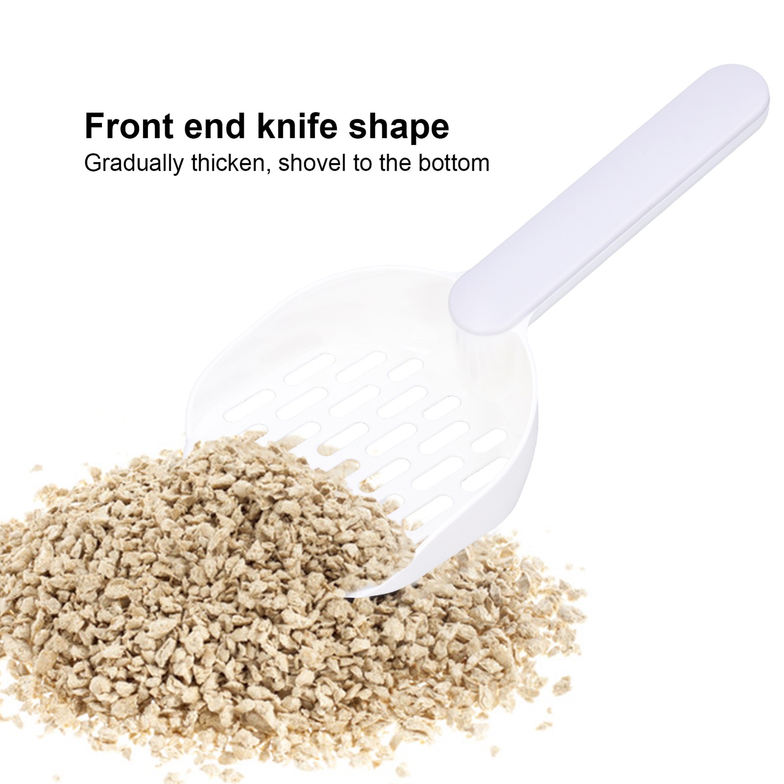 Cat Litter Scoop Plastic Thickened Kitty Litter Sift Shovel For Small Pet Litter