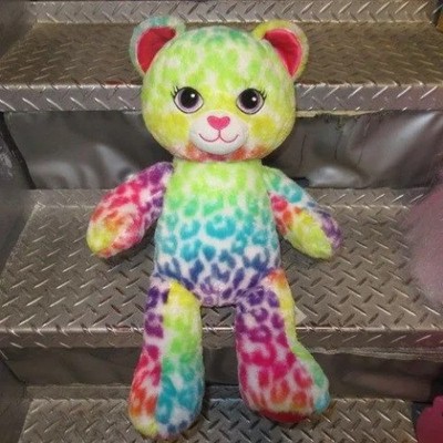 Build-A-Bear Colorful Plush Rainbow Style Inspired Stuffed Animal Rare