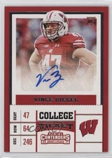 2017 Panini Contenders Draft Picks College Ticket Vince Biegel Rookie Auto RC