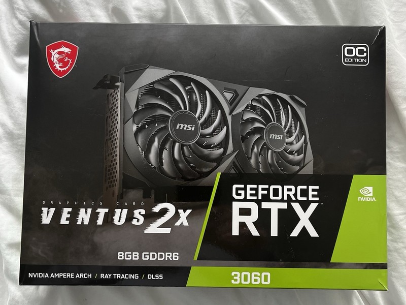 MSI GeForce RTX 3060 VENTUS 2X 8G Graphics card GDDR6