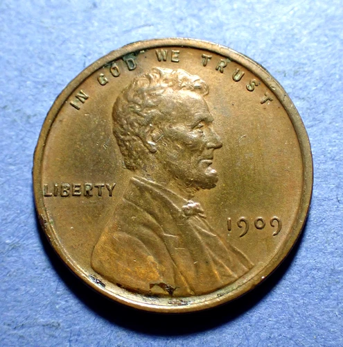1909-VDB Lincoln cent  Ch. AU