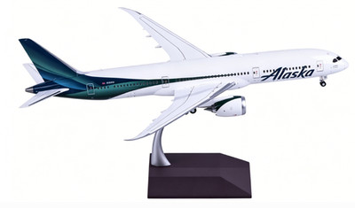 1:200 GeminiJets Alaska Airlines Boeing 787 9 N784HA Diecast Plane Model