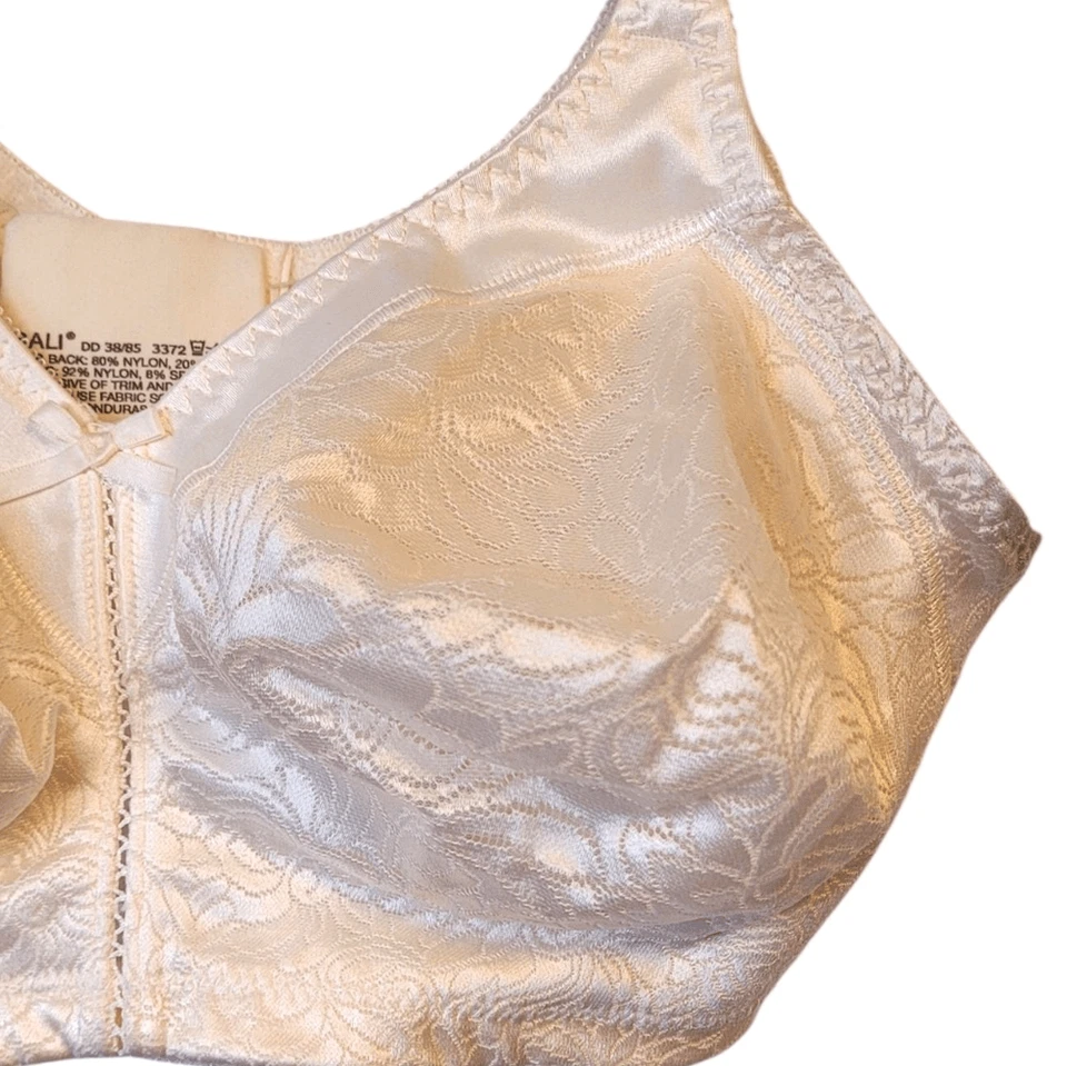 Женский кремовый кружевной бюстгальтер полного покрытия Bali размер США 38DD - Изображение 2 из 4