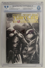 Teenage Mutant Ninja Turtles Ghostbusters 1 VA Comicon Gold Variant CGC 9.9