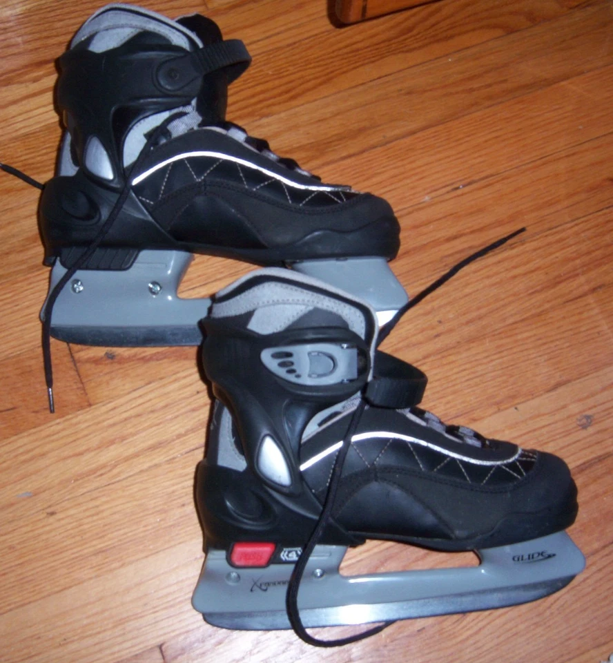 Patines de Hielo Riedell Expandibles Negros Juveniles Talla 1-4 Foto 4 de 4
