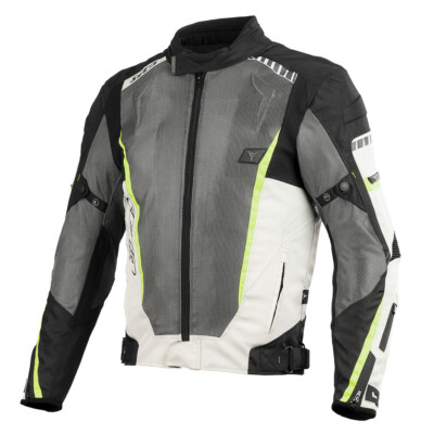 Seca Airflow Motorrad Textiljacke Herren grau XL