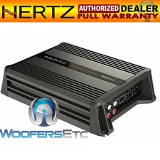 HERTZ DPOWER 4 AMP 4-CHANNEL 600W COMPONENT SPEAKERS TWEETERS CAR AMPLIFIER NEW