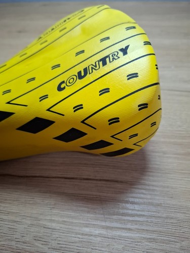 Ricambi bicicletta vintage retrò NOS sella country giallo nero - Foto 2 di 5