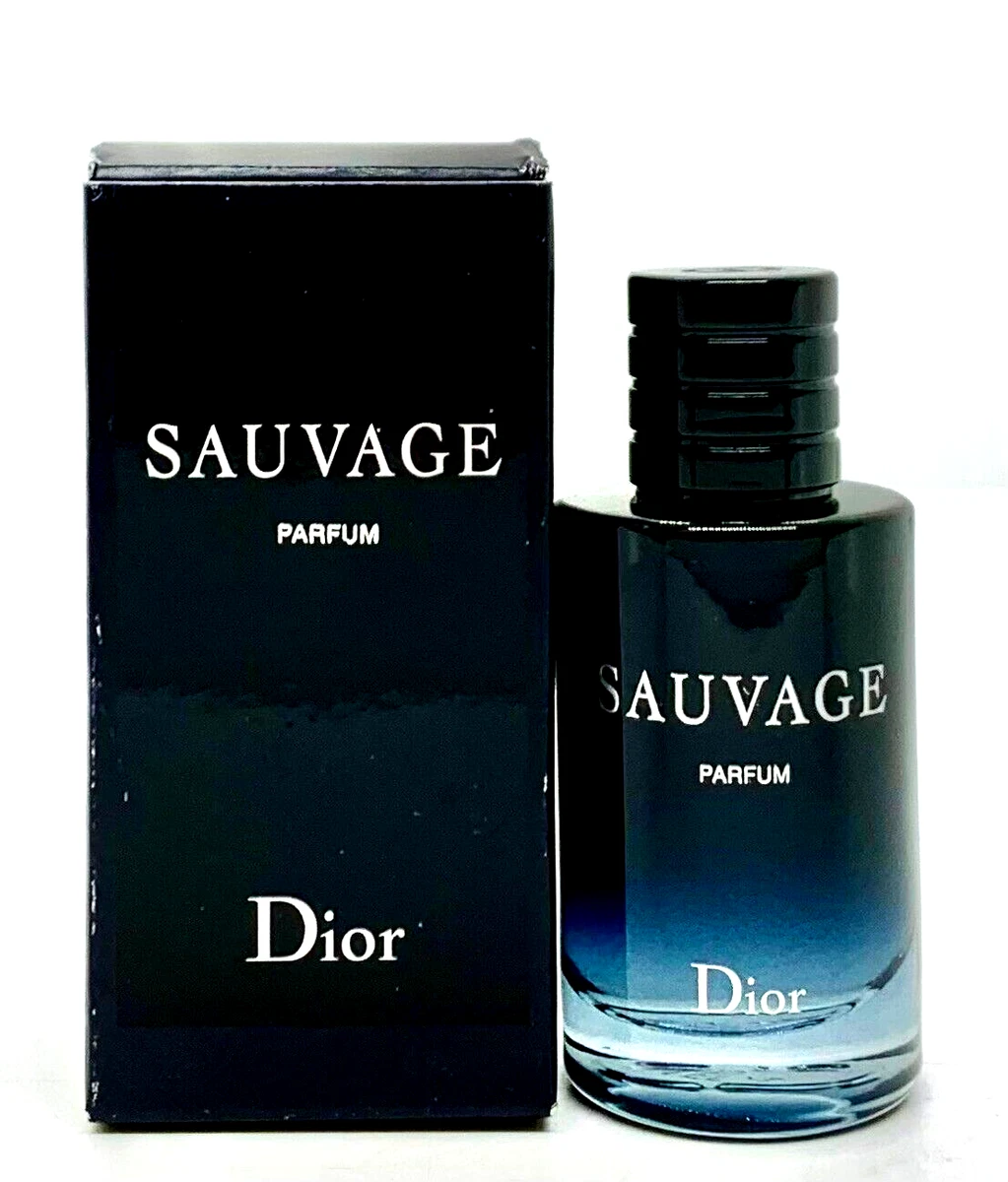 DIOR SAUVAGE PARFUM MINI SPLASH FOR MEN 0.34 Oz / 10 ml TRAVEL SIZE!