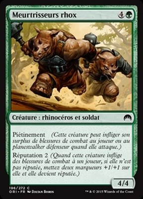 MTG Magic ORI - (4x) Rhox Maulers/Meurtrisurs rhox, French/VF
