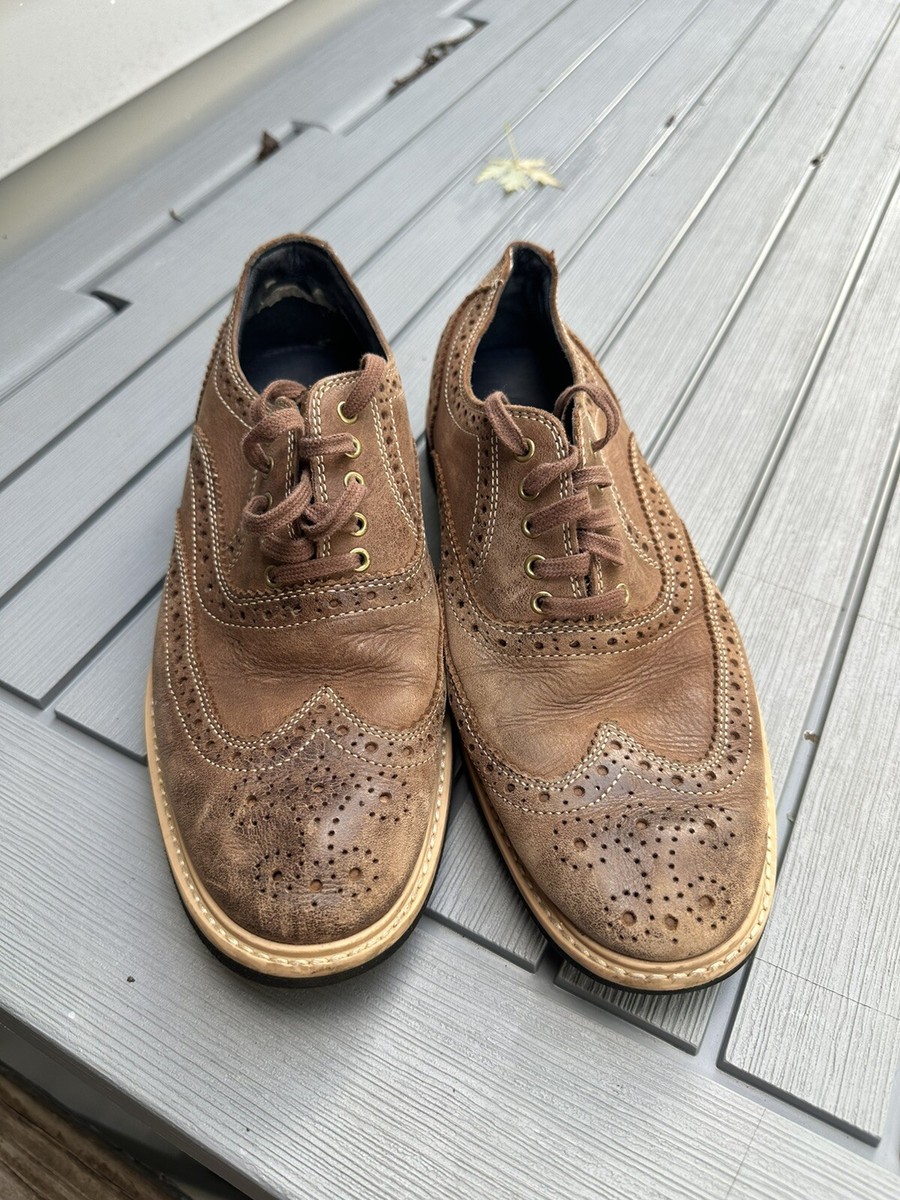 Cole haan mens 8M, brown leather wingtip oxford C11824 | eBay display picture 2
