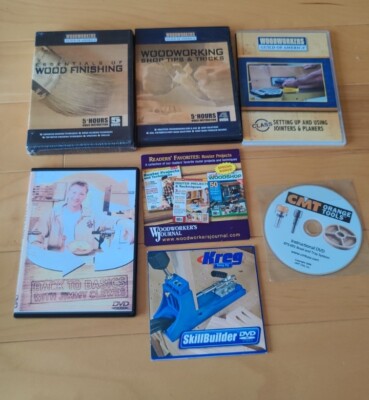 WOODWORKERS GUILD OF AMERICA Essentials of Wood Finishing Shop Tips Trick 14 DVD