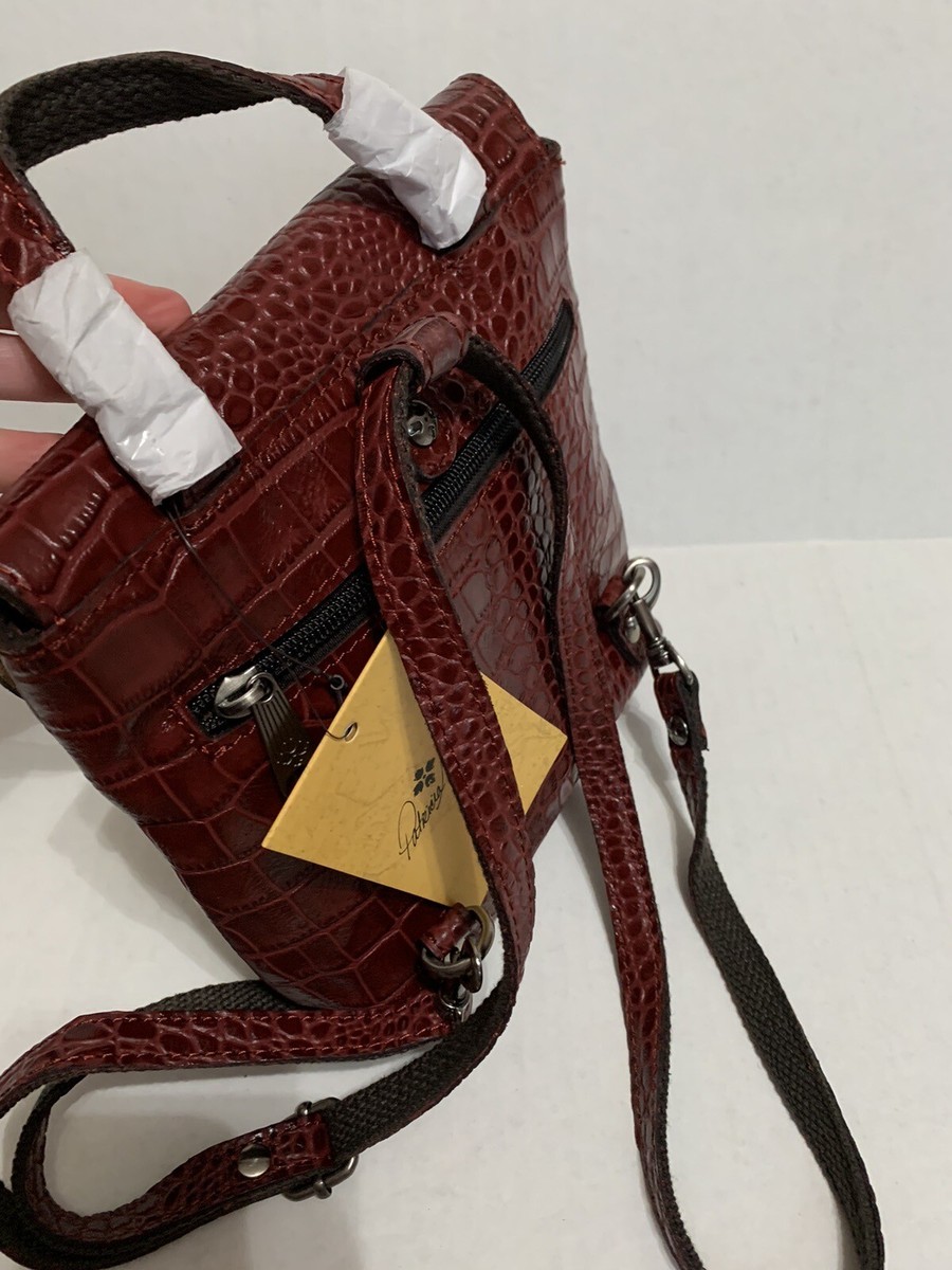 Patricia Nash Davoli Backpack Distressed Vintage Croc  display picture 1