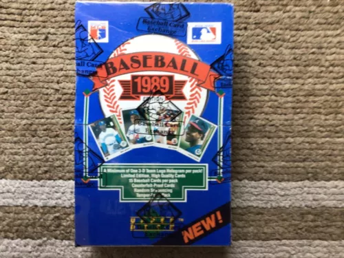 1989 UPPER DECK LOW SERIES BOX BBCE _ KEN GRIFFEY JR RC