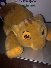 Vintage Disney Store The Lion King Baby Simba Stuffed Animal Plush 9