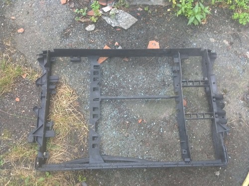 VERKLEIDUNG Rahmen Kühler Klima BMW 7er E38 17378570 - Bild 3 von 3