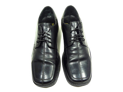 NUNN BUSH NXXT OXFORD BLACK LEATHER LACE UP MENS SHOES 8.5 M 