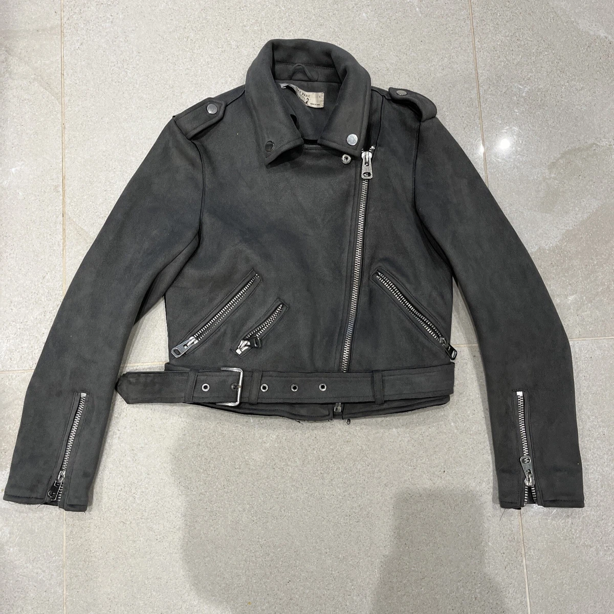 Suede jacket womens best sale zara