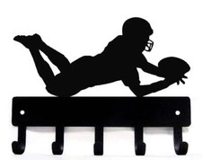 Football Catcher Key Rack- Made in USA - 2 size options