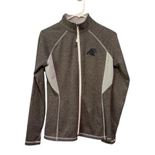 Majestic Women’s Gray Panthers Football Zip Up Lightweight Jacket. Size Small