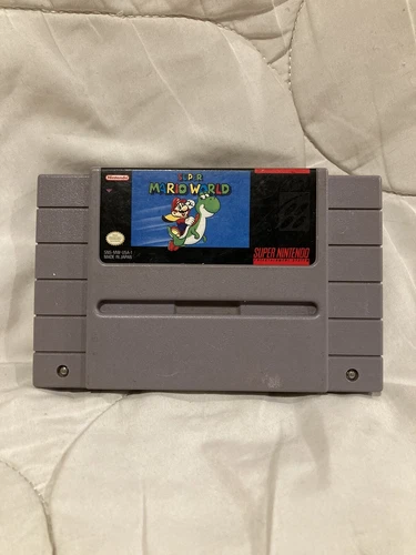 Super Mario World 1991 SNES Authentic Tested & Working Cartridge Only