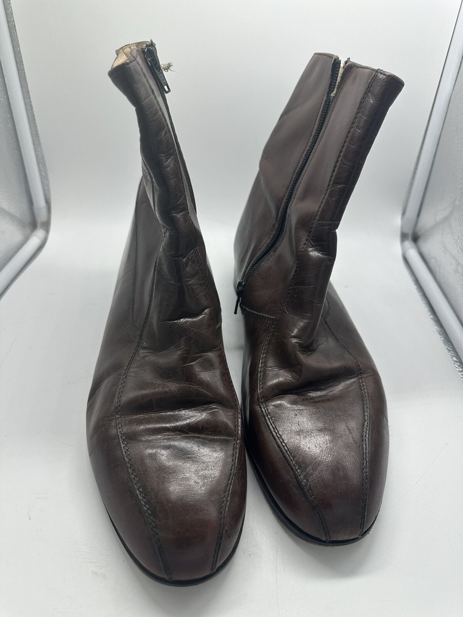 Nunn Bush Bristol Bike Toe Chelsea Boots Mens 11D Brown