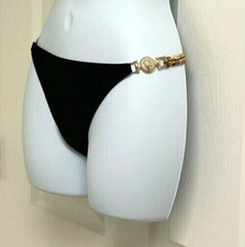 River Island Resort Black Bikini Bottom  Size 4 UK 8  NWT