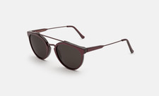 Retrosuperfuture SUPER GIAGUARO FEMMENA burgundy Bordeaux Made in Italy