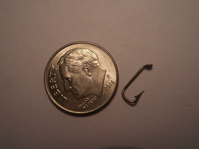 100 Ami Mustad & Son #12 - Sneck Occhio Bronzato, Palla Abbassata - Fly Tying - Foto 2