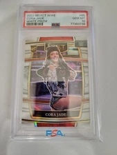2022 Panini Select WWE #65 Cora Jade White Prizm /99 PSA 10 GEM MT