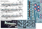 RNZAF C-47 Dakotas. “Kiwi” roundels. 1/48 scale. V48110