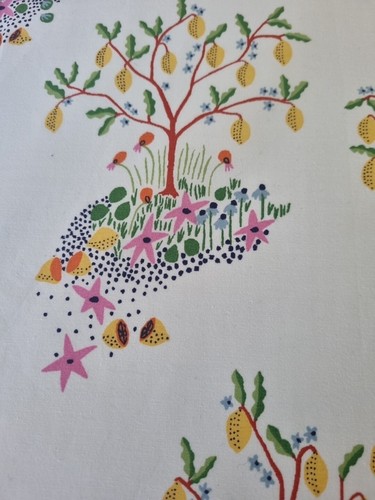 Cath Kidston Lemon Trees Superking Duvet Set 200 Thread Count 100% Cotton Bnib - Picture 3 of 4
