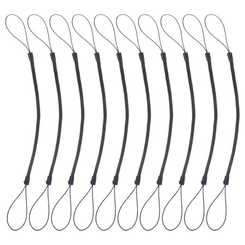 10 Pcs Sangles Téléphone Portable Corde pour Stylet Stylo Ressort Rétractable Élastique