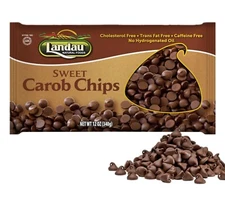 Carob Chips, Chocolate Substitute, Dogs and Animals Friendly Sweet Snacks, 12 oz